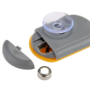 Termómetro digital para aquário com ventosa 5,8 x 3,5 cm Sonda à prova de água ecrã LCD Medição precisa para tartarugas e répteis -50 °C a 70 °C 4