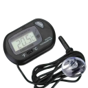 Termometro digitale per acquario con ventosa 5,8 x 3,5 cm Sonda impermeabile Display LCD Misurazione precisa per tartarughe e rettili -50 °C fino a 70 °C 2