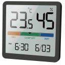 Termometro e igrometro digitale LCD 5253 con indicatore climatico 14,18 fino a 140 °F Display a colori DRY COMFORT WET Alimentazione a batteria 1
