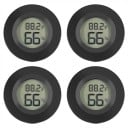Termometru digital rotund cu higrometru Ø 45 mm Comutare °C/°F Ecran LCD 4 buc 2