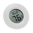 Termometru și higrometru digital color, diametru 45 mm, afișaj LCD cu baterie, design compact pentru cutii, precizie, monitorizare 3