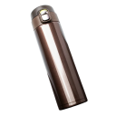 Termos de aço inoxidável 500 ml com isolamento a vácuo de dupla parede Garrafa térmica para bebidas quentes e frias Termos de viagem com tampa hermética Estrutura leve e resistente 5