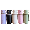 Termoska de viagem com filtro para chá 600 ml 8 × 23 cm aço inoxidável SUS304 garrafa portátil para chá e bebidas quentes para o trabalho 4