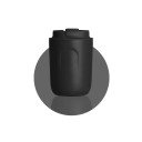 Termosmugg för kaffe med lock och läckageskydd 220 ml mini termosmugg 11,5 × 7 cm röd resebehållare för kaffe 6