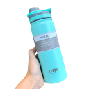 Termospullo 750 ml vakuumisolaatio 304 ruostumatonta terästä PP- ja silikonikannella Matkajuomapullo Lämpimille ja kylmille juomille 6