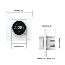 Termostat inteligent pentru cazan pe gaz și boiler regulator de temperatură programabil cu display și control WiFi 3