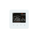 Termostat izbovej teploty 86x86 mm pre vodné podlahové vykurovanie WiFi inteligentná domácnosť Ovládanie aplikáciou Ochrana IP20 2
