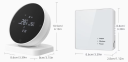 Termostato de habitación inalámbrico con WiFi y receptor regulador digital de temperatura pantalla programable para calefacción 2