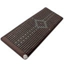 Termoturmalínová masážna podložka 55 × 147 cm 200 W 220 V teplota 30–70 °C turmalínová keramika 765 kameňov pre relaxáciu tela 2