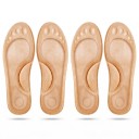 Termovložkás para zapatos de espuma viscoelástica 2 pares Plantillas térmicas de invierno con soporte de arco Plantillas de masaje 4