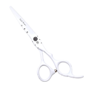 Tesouras de cabeleireiro em aço inoxidável 17,5 cm Tesouras profissionais para corte de cabelo Acessórios para barbeiros 2