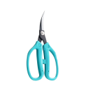 Tesouras para revestimento de borracha de raquete de ténis de mesa 16 x 8,5 cm Aço carbono e ABS Lâminas curvadas 5 cm Corte preciso do revestimento 1