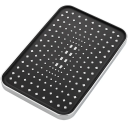 Testa doccia a pioggia girevole 30 x 21 cm 360° testa ad alta pressione in ABS con grande flusso accessori per il bagno 1