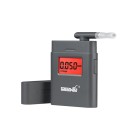 Tester de alcohol digital con pantalla retroiluminada y 20 boquillas de repuesto Precisión de medición 0,1 ‰ Dimensiones compactas 7,8 x 5,6 x 1,4 cm 3