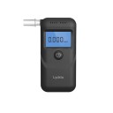 Tester de álcool digital para medir o álcool no hálito Sensor semicondutor Display LCD retroiluminado Sinal sonoro 5 bicos Alimentação 3x AAA Preto 1