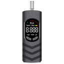Tester de alcool digital portabil Analyzator mic de respirație USB-C Rezultate rapide Detector pentru conducerea sub influența alcoolului Design compact 2