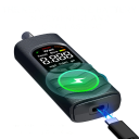 Tester de alcool digital portabil Analyzator mic de respirație USB-C Rezultate rapide Detector pentru conducerea sub influența alcoolului Design compact 4