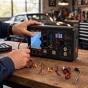 Tester de aprindere și detector de defecte QDB-4A 17 x 9,8 x 2,8 cm cu display LCD și ieșire PWM pentru injectoare și motoare pas cu pas negru 5