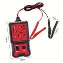 Tester de relés automotivos 12V com eletrodos de 89 cm Ferramenta universal para relés de 4 e 5 pinos Verificação da funcionalidade do relé 4
