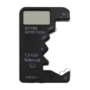 Tester di batterie digitale BT189 con display LCD Rilevatore di energia 9V AA AAA Batterie a bottone Materiale ABS Strumento universale 4