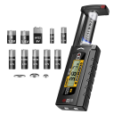 Tester Digitale di Batterie 1,2–4,8 V e 9 V Misuratore Portatile dello Stato delle Batterie 9,5 x 3,9 x 1,8 cm Tester di Accumulatori e Cella 3