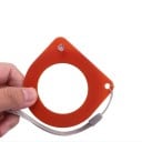 Tester för imobiliserare och chipnyckel Induktiv spole med LED-kontroll Längd 68 x 68 mm Av ABS Orange För kontroll av stöldskyddssystem 2
