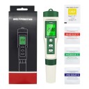 Tester kvality vody 10v1 pH metr, EC, TDS, ORP, H2, slanost, rezistivita, teplota, LCD podsvícení, bílo-zelený, pro akvária a bazény 5