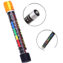 Tester tloušťky laku auta AUTO-LAK-TEST BiT 3003 magnetický s barevnou stupnicí přesnost 20 μm černo-oranžový pro kontrolu laku vozidla 2