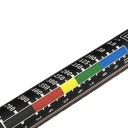 Tester tloušťky laku auta AUTO-LAK-TEST BiT 3003 magnetický s barevnou stupnicí přesnost 20 μm černo-oranžový pro kontrolu laku vozidla 6