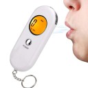 Testeur d'alcool numérique en tant que porte-clés Mesure de l'alcool dans l'haleine Écran LCD rétroéclairé Précision 0,1 ‰ Alimentation 2x AAA 4