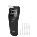 Testeur d'alcool numérique pour mesurer l'alcool dans le souffle Écran LCD rétroéclairé Capteur à semi-conducteur Nano Alimentation 3x AAA Comprend 5 2