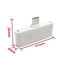Testeur d'alcool USB-C 4,7 x 0,8 x 2,6 cm Petit analyseur de souffle pour Android Connexion téléphonique avec application Détecteur d'alcool 2