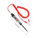 Testeur de tension pour voiture 6V–24V Stylo de test électrique Diagnostic de circuits Pointe en métal Corps en ABS Outil de mesure pour réparation 2