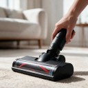 Testina di ricambio con spazzola a rullo HVB5 per aspirapolvere Dreame V12 T20 T30 R20 Rullo in velluto Connettore 12 mm Nero Per pavimenti 2