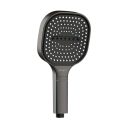 Testina doccia 13 cm con filtro 3 modalità Pioggia Nebbia Mix Doccia manuale a risparmio idrico ad alta pressione con ugelli in silicone 9