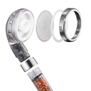 Tête de douche avec billes filtrantes 2