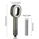 Tête de douche manuelle haute pression avec cartouche filtrante économique élimine le chlore et purifie l'eau dure pour la douche dans la salle 5