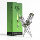 Tetovací cartridge na jehls R0807RL Round Liner 7 hroten 0,25 mm 20 stuks Eenmalig steriel Met membraan Groene Voor lijnen en contouren 1