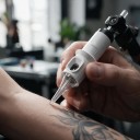 Tetováló tűk Cartridge 1003RS 20 db Egyszer használatos Steril Round Shader 0,30 mm Rozsdamentes acél Fehér Finom árnyékoláshoz tetoválás 6