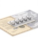 Tetováló tűk Cartridge 1011RM 20 db Egyszer használatos Steril Round Magnum 0,30 mm Rozsdamentes acél Fehér Nagyobb felületek árnyékolásához 2