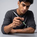 Tettoo cartridge naalden R1009RL Round Liner 9 punten 0,30 mm 20 stuks Eenmalig steriel Met membraan Groene Voor lijnen en contouren 6