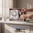 TEUCER UT45 CPU Cooler TDP 130 W Low Profile 45 mm Dimensions 95 x 92 x 45 mm Heat Pipes and Fan For ITX Cases and Small Computers 10