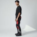 Textiele motorbroek Geperforeerde ventilatiepanelen en elastische inzetstukken boven de knieën Polyester en katoen Motor kleding 7