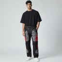 Textiele motorbroek met uitneembare gewatteerde isolatievoering en geperforeerde ventilatiepanelen Polyester en katoen Motoroutfit 4