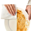 Textile Kitchen Towel 1 Roll 400 Sheets Washable and Reusable Roll Towels Universal Cleaning Towel for the Kitchen 2