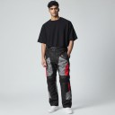 Textile Motorcycle Trousers with Mesh Ventilation Panels and Stretch Inserts Above the Knees Polyester and Cotton Motorcycle Clothing 3