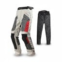 Textilné moto nohavice S vyberateľnou prešívanou zatepľovacou vložkou a sieťovanými ventilačnými panelmi Polyester a bavlna Oblečenie 2