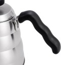 Theepot met thermometer in het deksel Dunne gebogen tuit voor nauwkeurig schenken Roestvrij staal Inhoud 1,2 l Afmetingen 15,5 x 30 cm 5