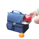 Thermal Food Bag 25x23x16 cm Neutral Colours Zip Closure Multiple Compartments Temperature Retention Lunch Bag Picnic Bag 11