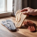 Thermal Insoles for Shoes Made of Memory Foam 3 Pairs Grey Yellow and Brown Warm Winter Insoles with Arch Support for Ladies and Gentlemen 3